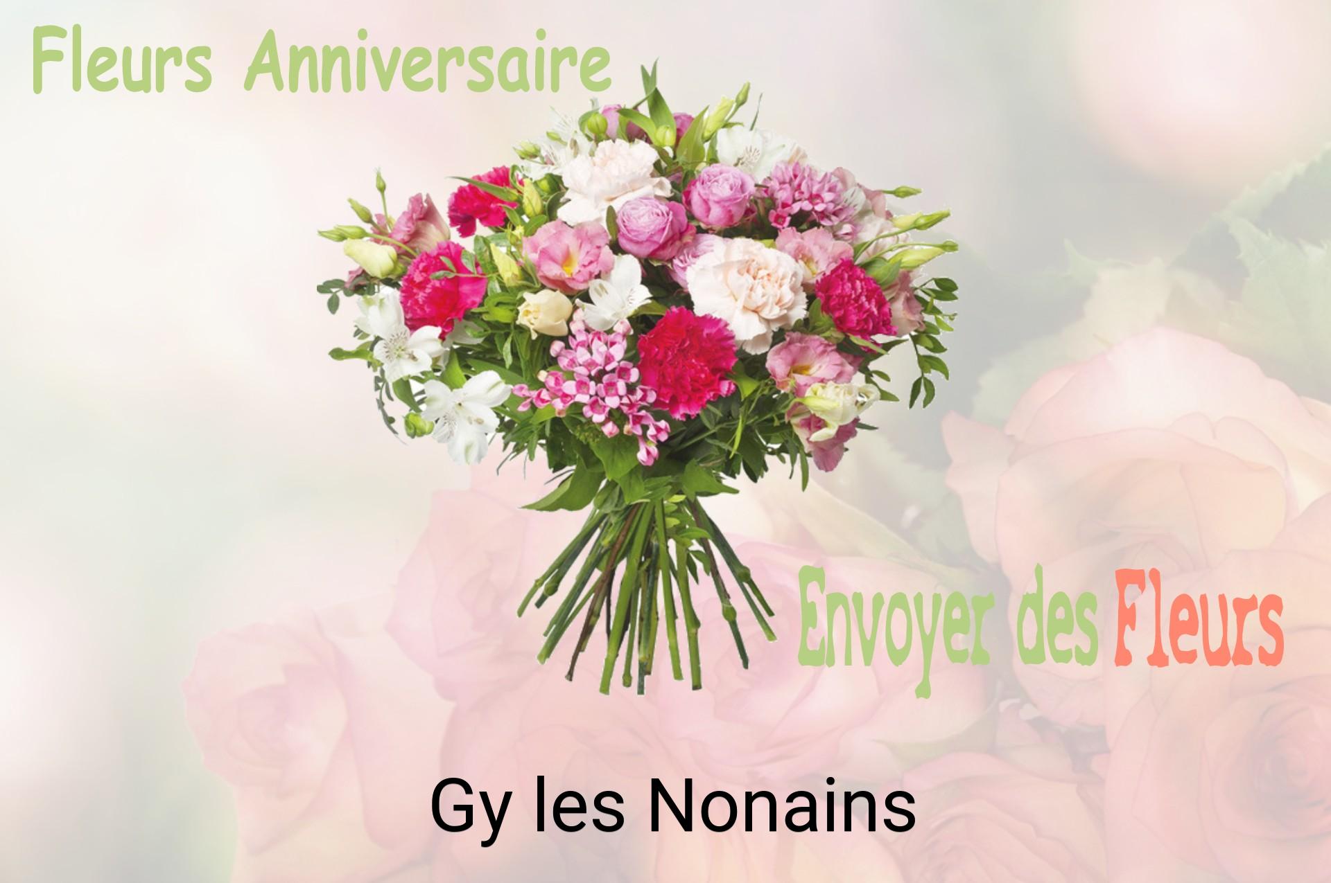 Bouquet de fleurs d’anniversaire livré à Gy-les-Nonains