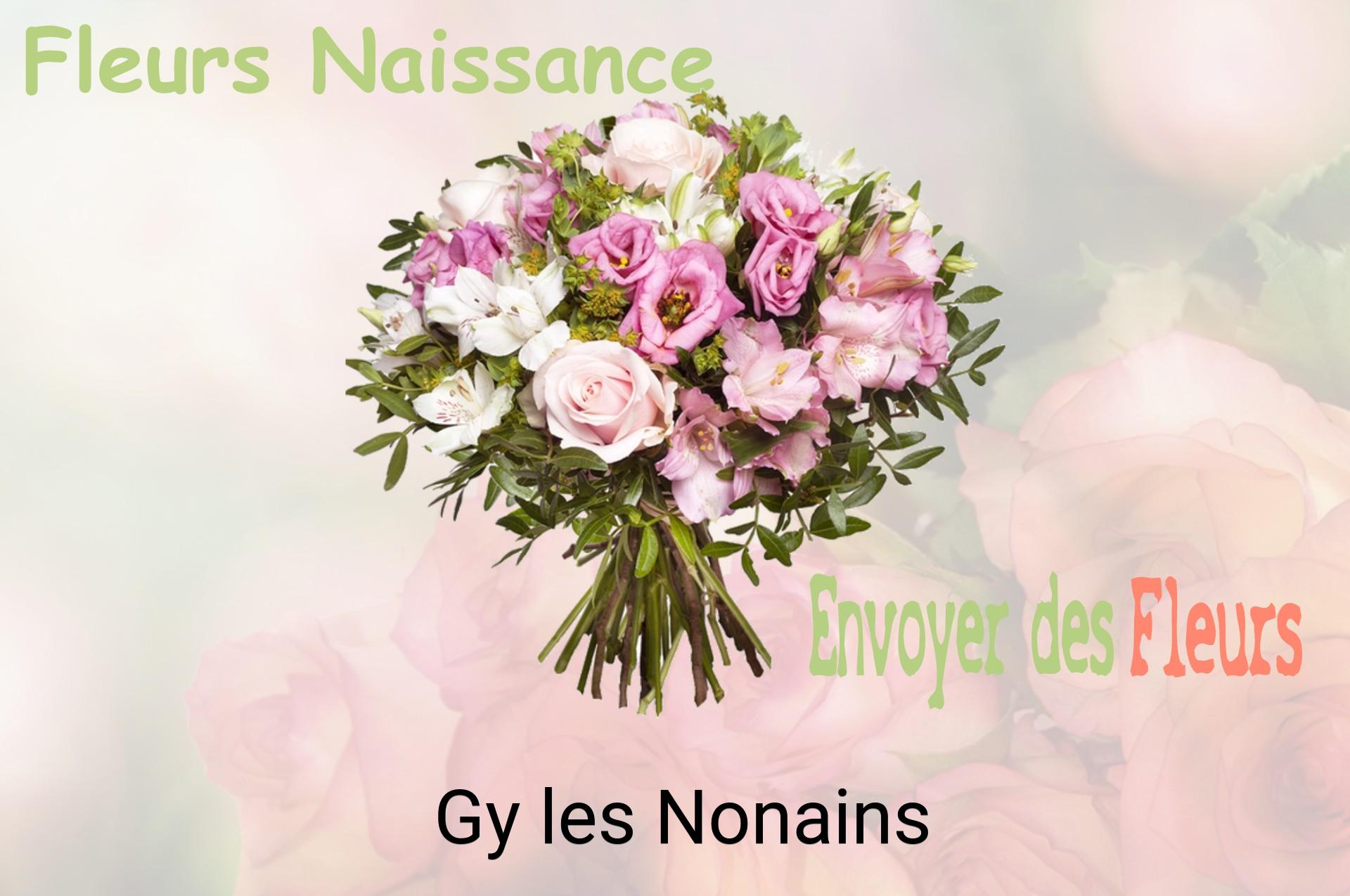 Bouquet de fleurs de naissance livré à Gy-les-Nonains